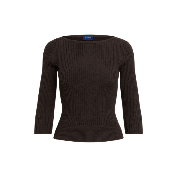 Merino Wool Boatneck Jumper