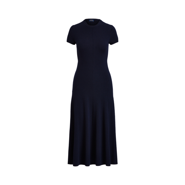 Robe-pull mi-longue en cachemire Polo Ralph Lauren en 1