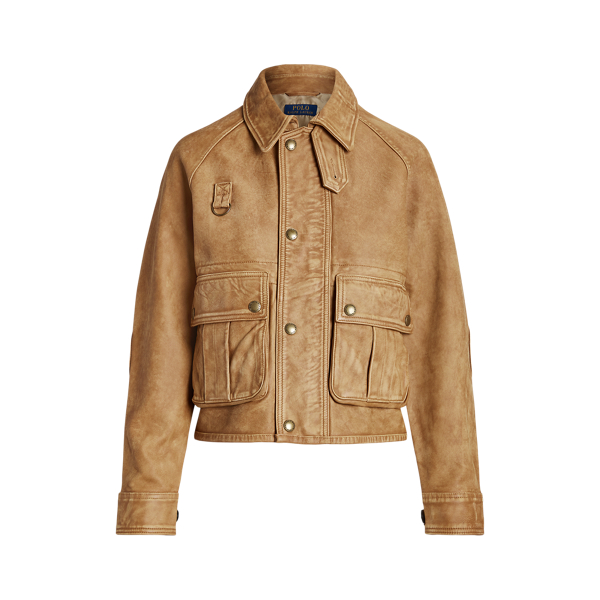 Leather Utility Jacket Polo Ralph Lauren 1