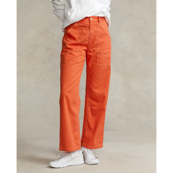 Utility-Hose aus Baumwolltwill Polo Ralph Lauren in Orange 4