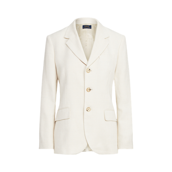 Linen-Blend Herringbone Blazer Polo Ralph Lauren 1
