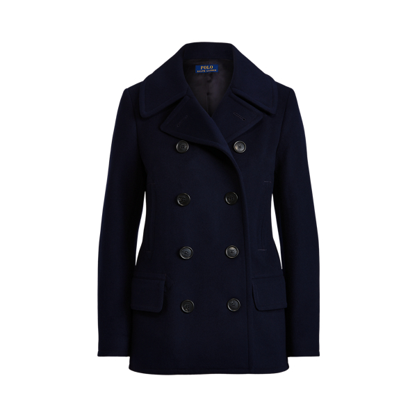 Wool-Cashmere-Blend Peacoat Polo Ralph Lauren 1