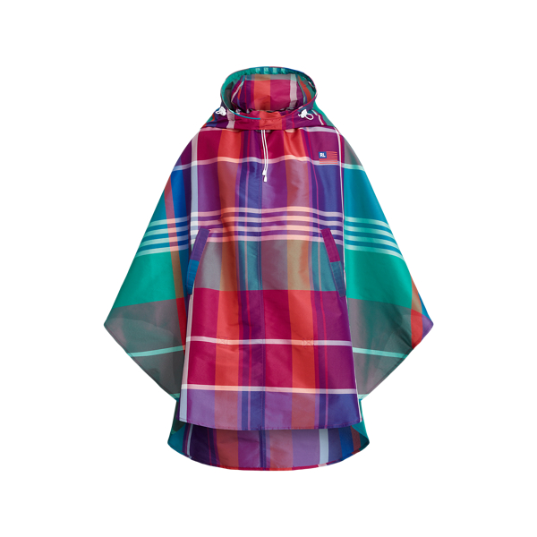 Polo Sport Water-Repellant Plaid Poncho Polo Ralph Lauren 1