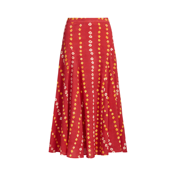 Block-Print Gauze Maxi Skirt Polo Ralph Lauren 1