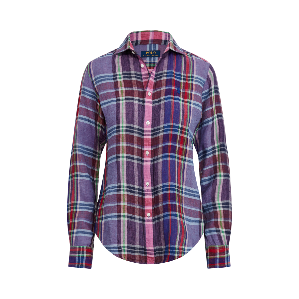 Tシャツ・カットソー Ralph Lauren Calssic-fit linen plaid shirt (211970733 001) s7-1360778_alternate10?$