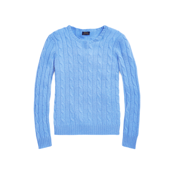 Le pull iconique torsad&eacute; en cachemire Polo Ralph Lauren en 1