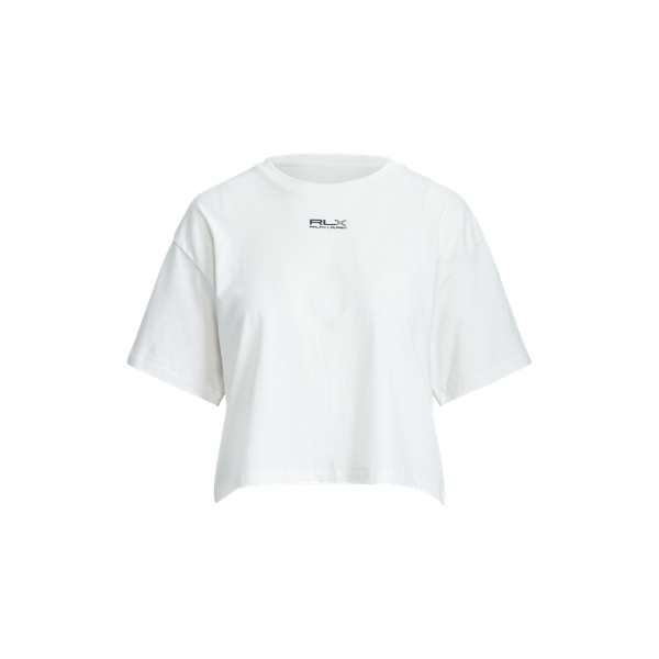 Cropped Cotton Jersey T-Shirt