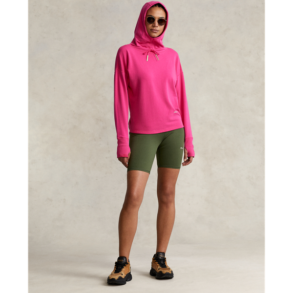 Accent Pink Snood Fleece Hoodie RLX 4