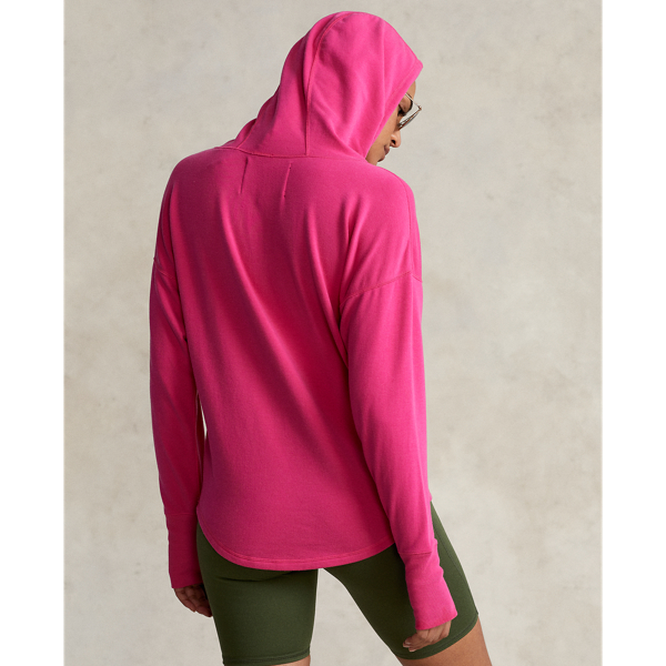 Accent Pink Snood Fleece Hoodie RLX 5