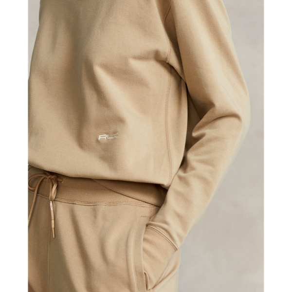 Vintage Khaki Fleece Mockneck Pullover RLX 6