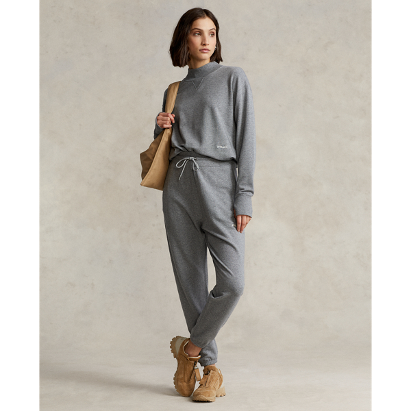 Spruce Grey Heather Fleece Jogger Pant RLX 1