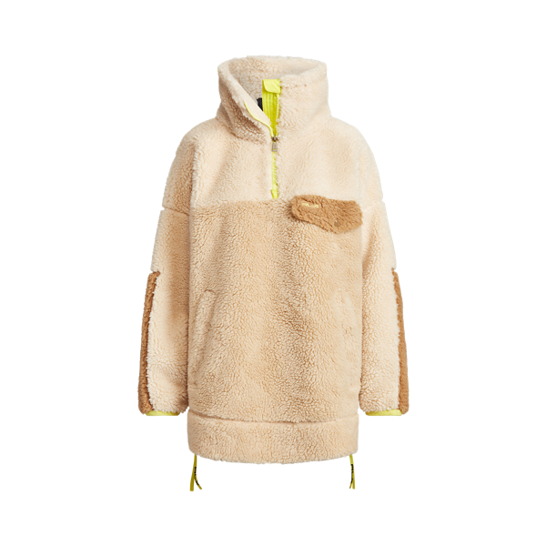 Pull en molleton &eacute;pais color-block RLX en 1