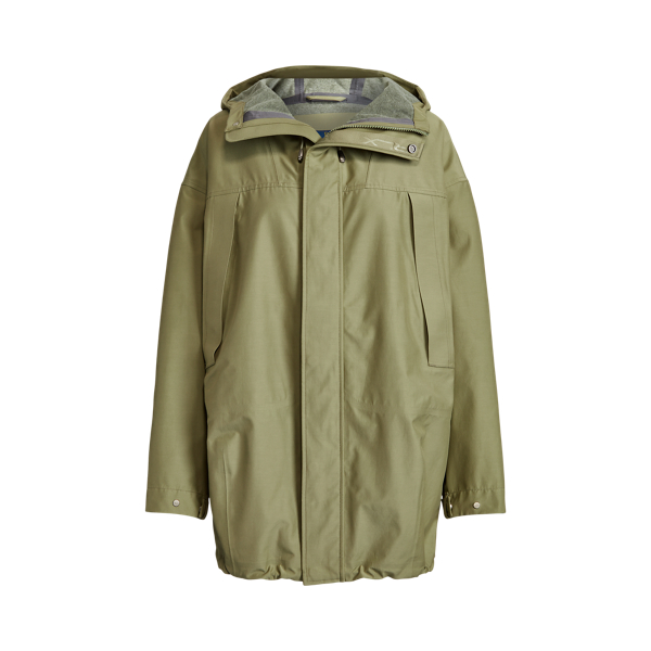 Water-Resistant Hooded Windbreaker RLX 1