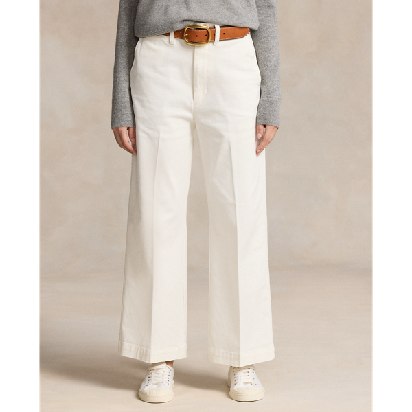 Chino Wide-Leg Pant