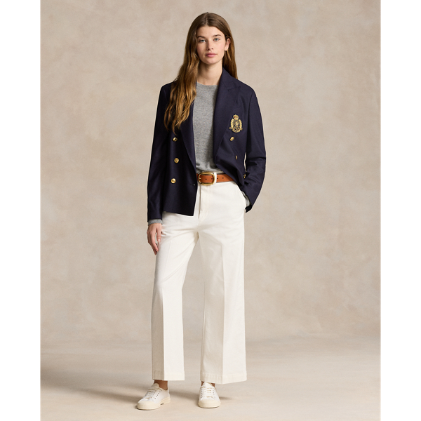 Chino Wide-Leg Pant