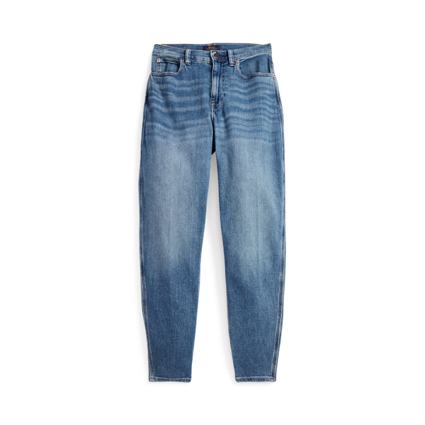 Jean fusel&eacute; taille haute Polo Ralph Lauren en 1