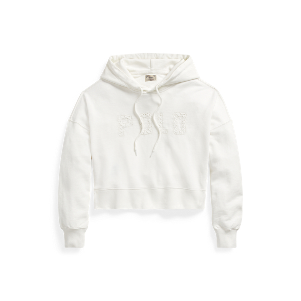 Oversize Macrame Logo Hoodie Polo Ralph Lauren 1