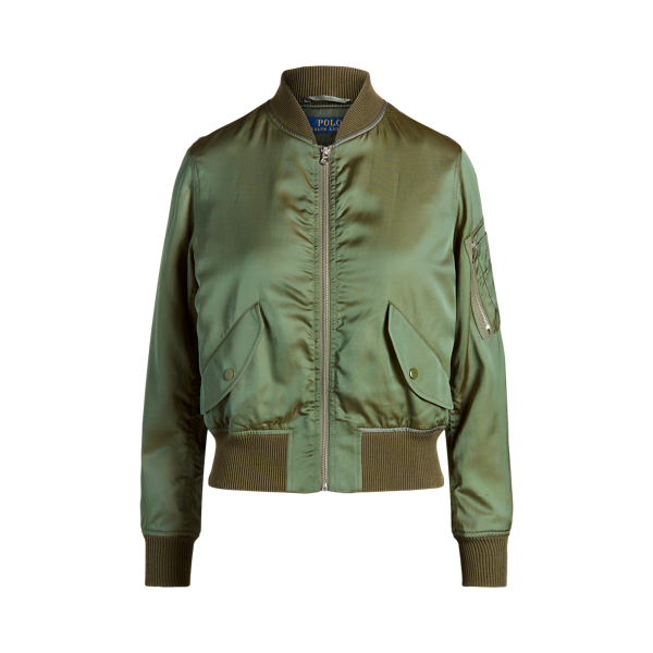 Bomberjacke aus Satin Polo Ralph Lauren in 1