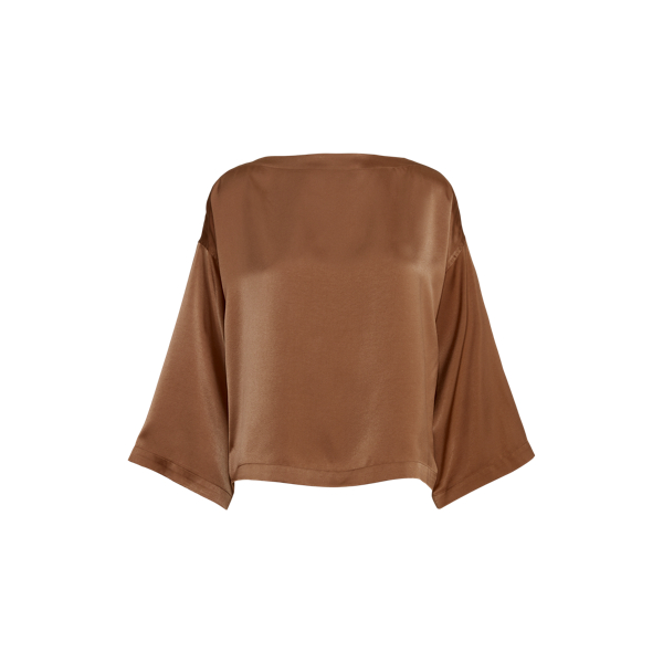 Satin Boatneck Top Polo Ralph Lauren 1