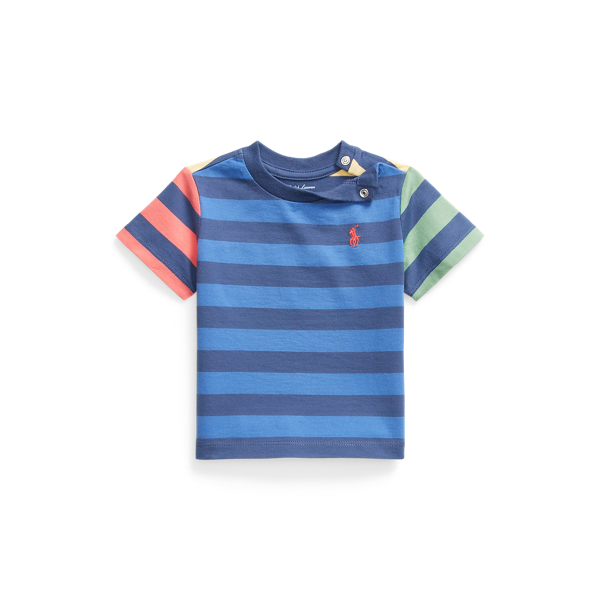 Striped Cotton Jersey Tee
