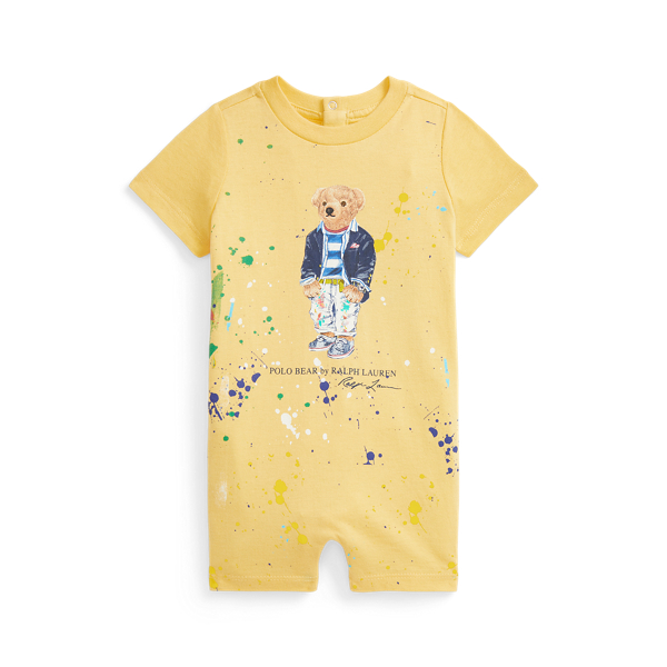 Polo Bear katoenen jersey shortall Baby Boy in 1