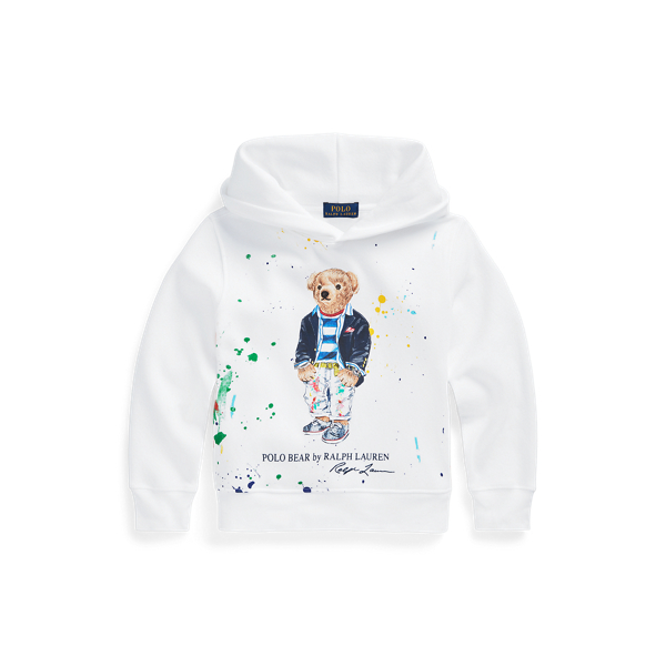 Polo Bear Fleece Hoodie for Children Ralph Lauren UK