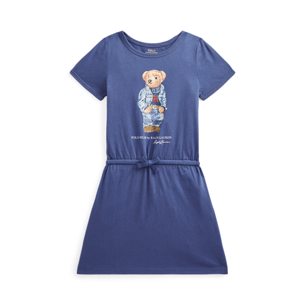 Vestido camisero de punto de algod&oacute;n Girls 1.5-6.5 Years en 1
