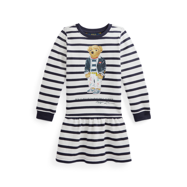 Polo Bear Fleece Dress Girls 1.5-6.5 Years 1