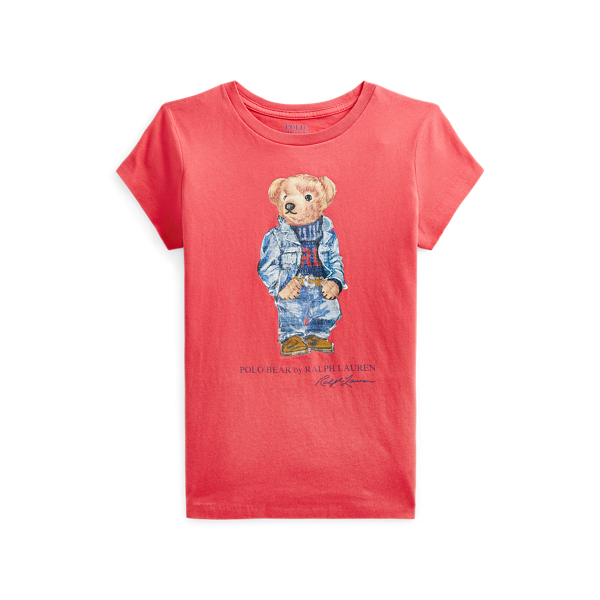 Polo Bear katoenen jersey T-shirt Girls 7-14 Years in 1