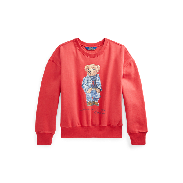 Polo Bear Fleece Sweatshirt Girls 7-14 Years 1