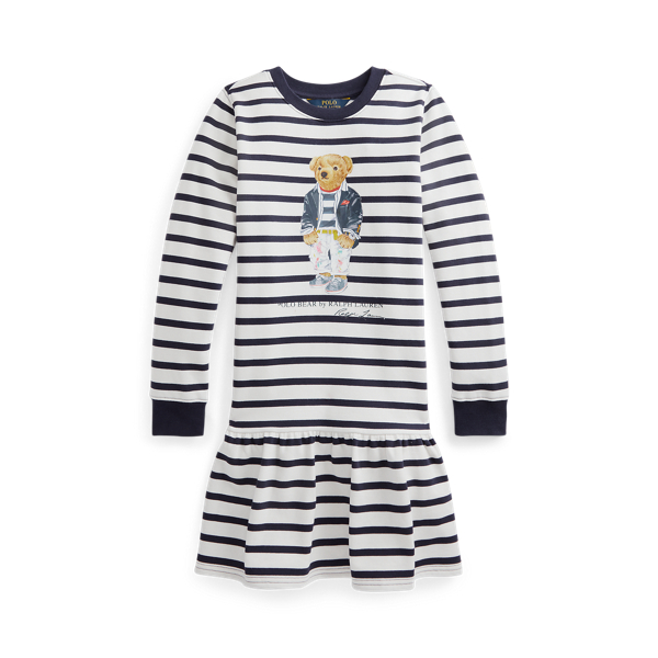Robe Polo Bear en molleton de coton Girls 7-14 Years en 1