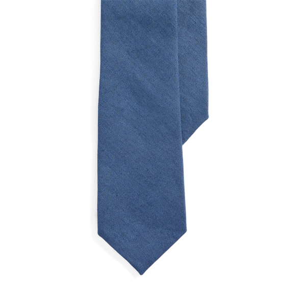 Textured Linen Twill Tie