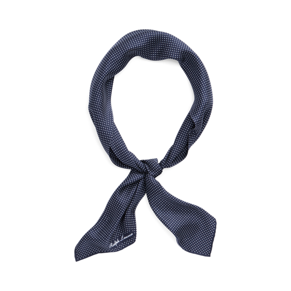 Pin Dot Silk Neckerchief
