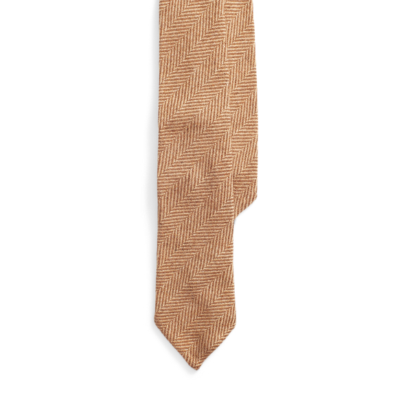 Cashmere-Wool Herringbone Tie