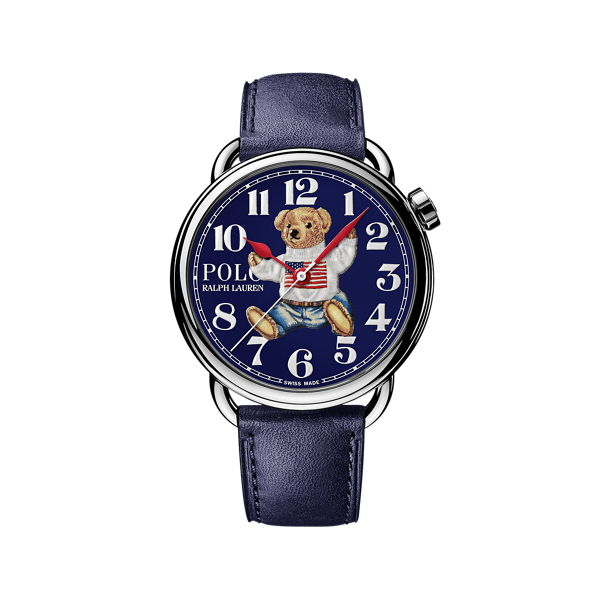 Sitting Polo Bear 42 MM Steel Watch Ralph Lauren Australia