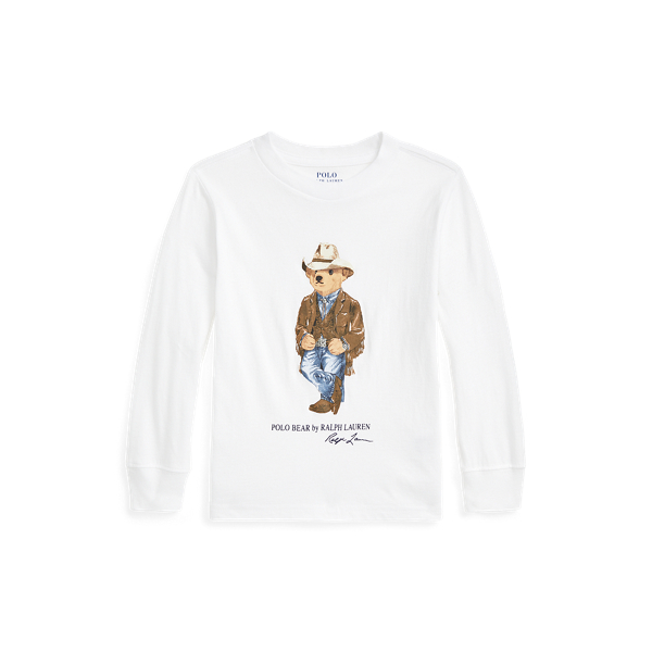 Polo Bear Cotton Long-Sleeve T-shirt Boys 1.5-6 Years 1