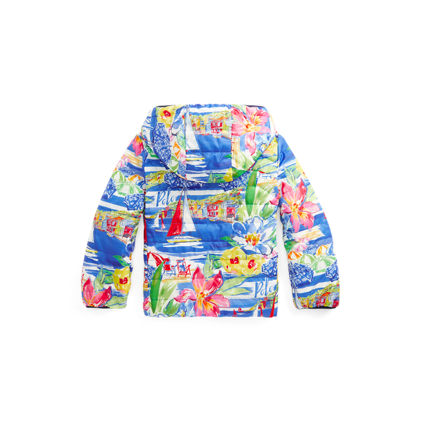 Sur La Plage Reversible Water-Repellent Jacket Boys 1.5-6 Years 2