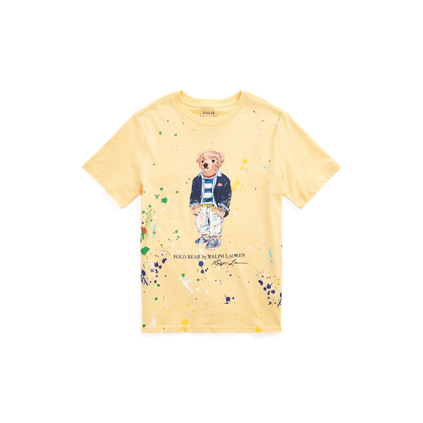 Polo Bear Paint-Splatter Jersey Tee Boys 6-14 Years 1