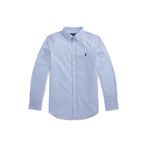 Striped Cotton Poplin Shirt