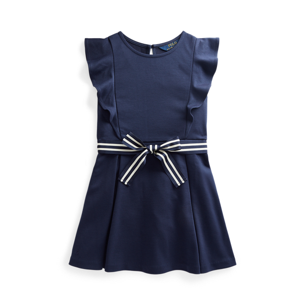 Ruffled Ponte Dress GIRLS 1.5-6.5 YEARS 1