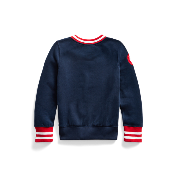 Refined Navy Team USA Polo Bear Sweatshirt Girls 2-6x 2