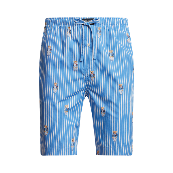 Short da notte Polo Bear cotone a righe Polo Ralph Lauren in 1