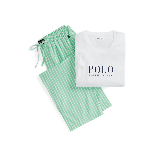 Cotton Sleep Shirt &amp; Pyjama Trouser Set