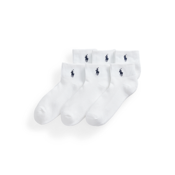 Cushioned Quarter-Crew Mesh Sock 6-Pack