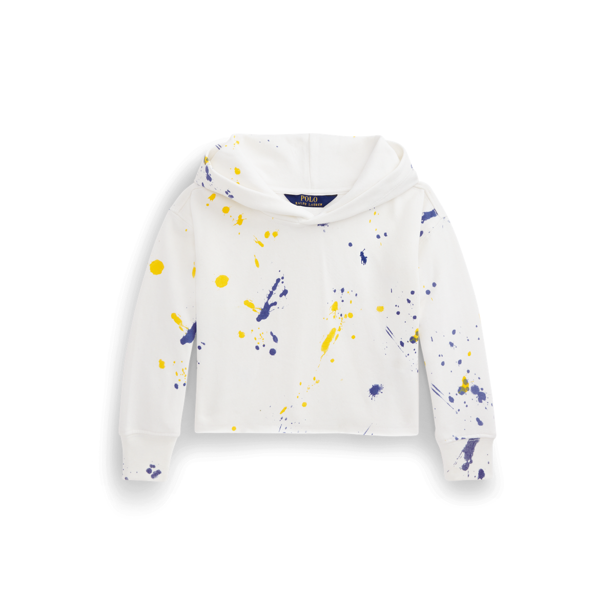 Paint Splatter Fleece Hoodie