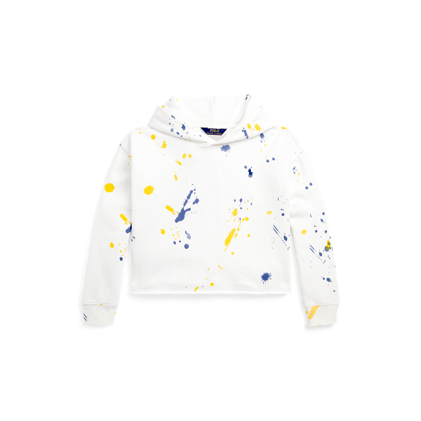 Paint-Splatter Fleece Hoodie Girls 7-14 Years 1