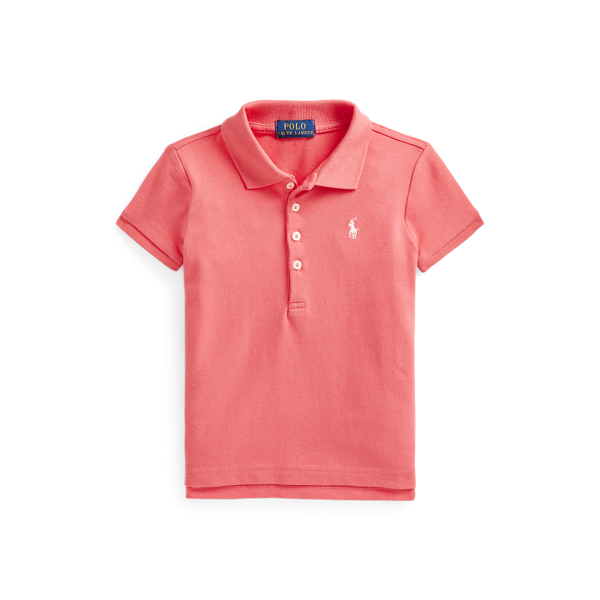 Polo en coton piqu&eacute; stretch
