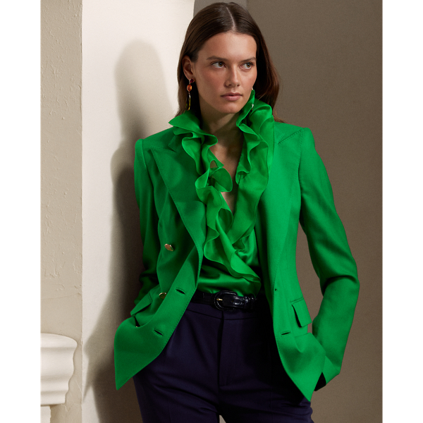 Spring Green Camden Cashmere Jacket Ralph Lauren Collection 1