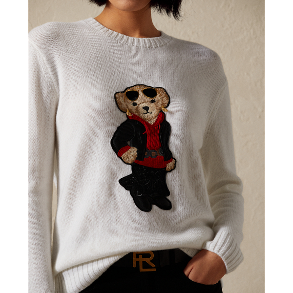 Lux Cream Lunar New Year Polo Bear Jumper Ralph Lauren Collection 6
