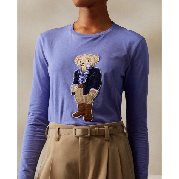 T-shirt Greenwich Polo Bear Ralph Lauren Collection en Bleu moyen 6
